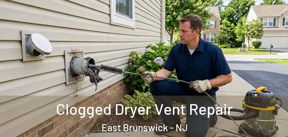 Clogged Dryer Vent Repair East Brunswick - NJ
