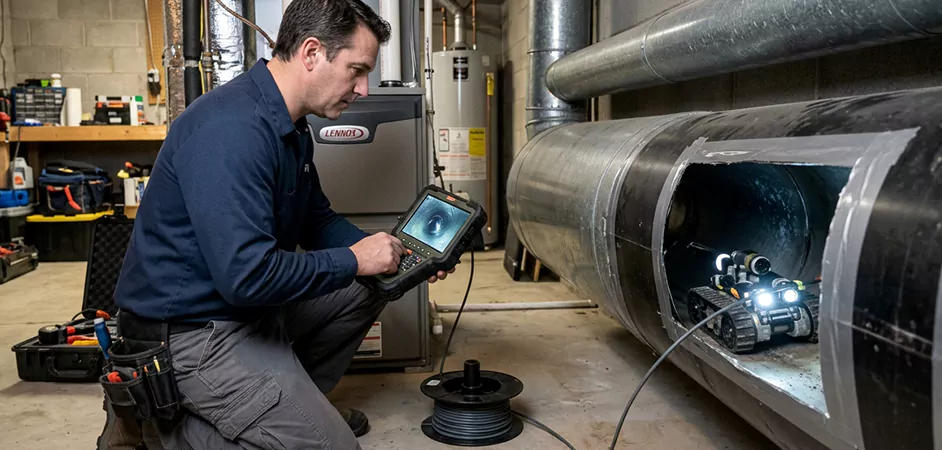 Robotic Duct Inspection in East Brunswick, NJ