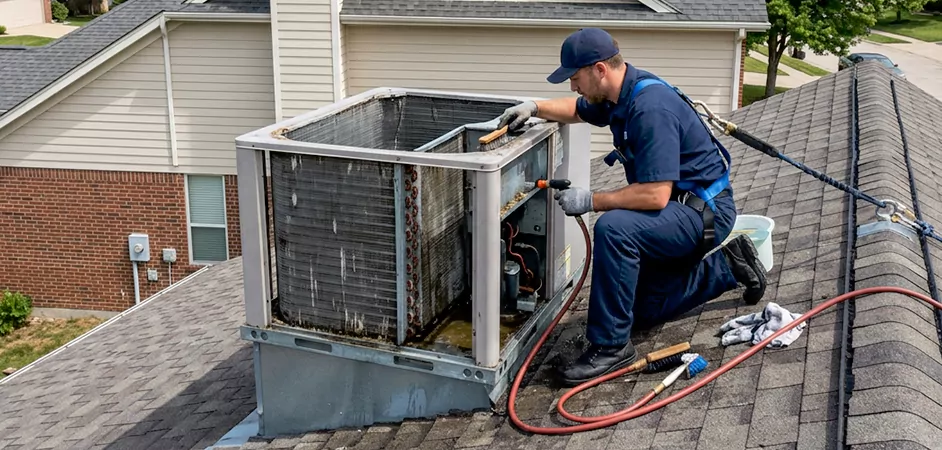 Rooftop Unit Cleaning in East Brunswick