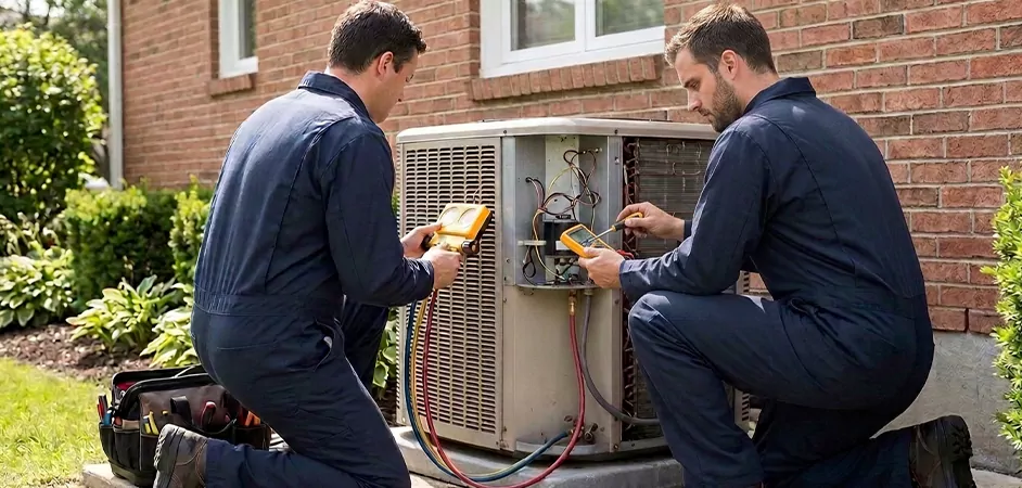 Heat Pump Inspection in East Brunswick