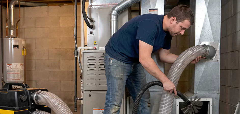 Negative Pressure Duct Cleaning for Large and Long Duct Systems in East Brunswick