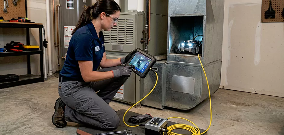 Robotic Duct Inspection in East Brunswick